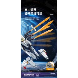 IM.Master QIHUI 6817 Xếp hình lắp ráp ghép mô hình Bậc thầy về máy móc không gian Mecha Tàu vũ trụ