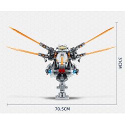 IM.Master QIHUI 6817 Xếp hình lắp ráp ghép mô hình Bậc thầy về máy móc không gian Mecha Tàu vũ trụ