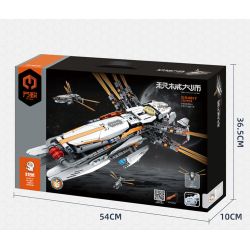 IM.Master QIHUI 6817 Xếp hình lắp ráp ghép mô hình Bậc thầy về máy móc không gian Mecha Tàu vũ trụ