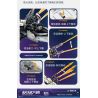 IM.Master QIHUI 6817 Xếp hình lắp ráp ghép mô hình Bậc thầy về máy móc không gian Mecha Tàu vũ trụ