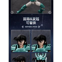 BLOKEES 75010 Xếp hình lắp ráp ghép mô hình Saint Seiya: Beyond Edition Draco Purple Dragon