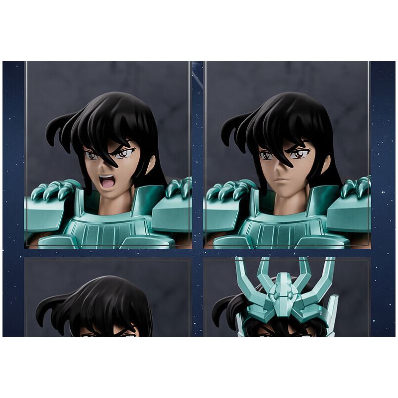 BLOKEES 75010 Xếp hình lắp ráp ghép mô hình Saint Seiya: Beyond Edition Draco Purple Dragon