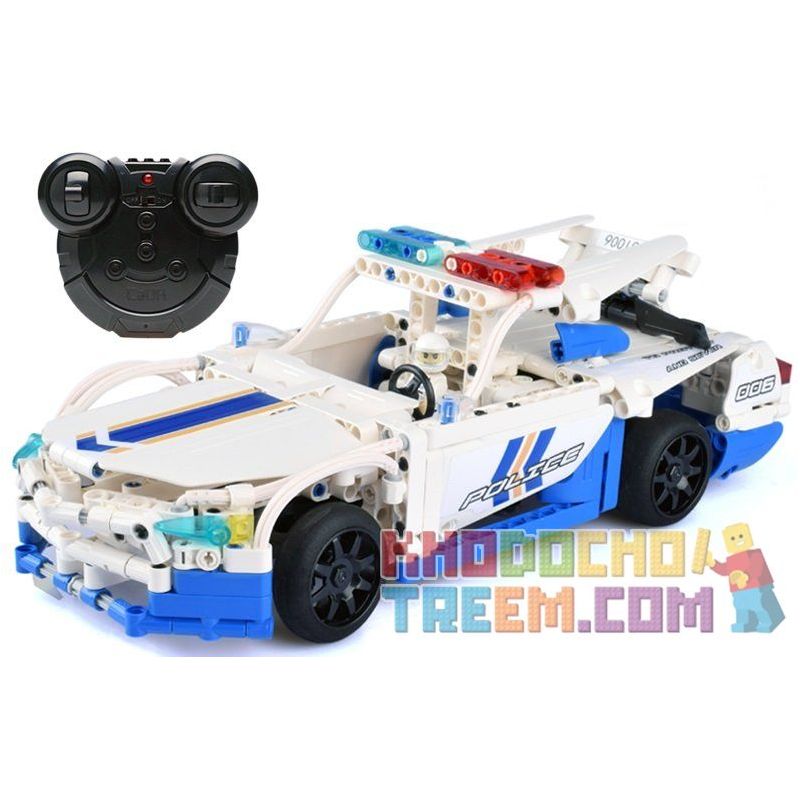 DOUBLEE CADA C51006 51006 C51006D 51006D non  XE CẢNH SÁT bộ đồ chơi xếp lắp ráp ghép mô hình  GT POLICE CAR Kỹ Thuật Công Nghệ Cao Mô Hình Phương Tiện 430 khối