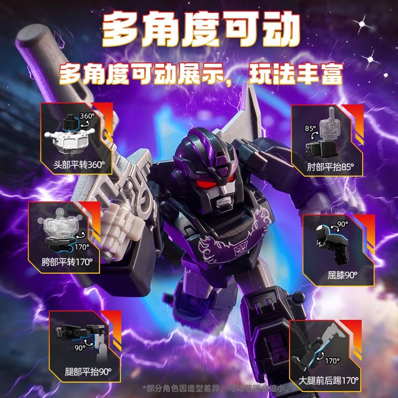 BLOKEES 71406 Xếp hình lắp ráp ghép mô hình Transformers Star Edition Tập 6 Máy chiến tranh Hộp mù