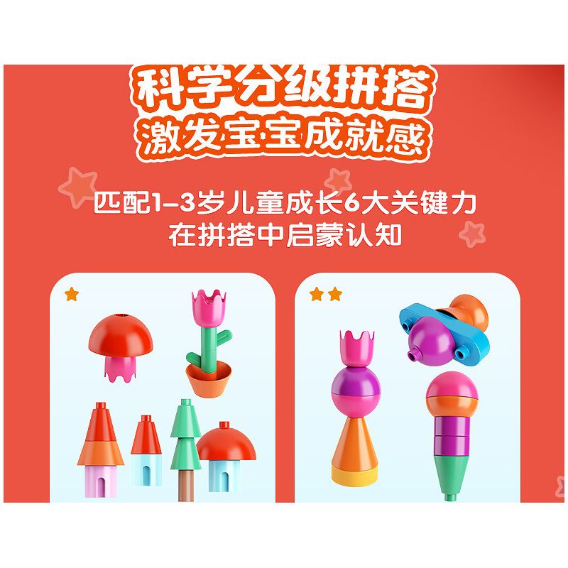 BLOKEES 11035 Xếp hình lắp ráp ghép mô hình Nhóm giáo dục sớm cổ điển Anpanman