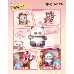 coconut shell 7214 Xếp hình lắp ráp ghép mô hình Ông PA, cái cào nhỏ thật may mắn