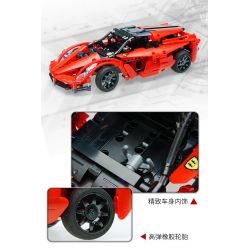 DOUBLEE CADA C51009 51009 non  SIÊU XE bộ đồ chơi xếp lắp ráp ghép mô hình  RED STORM Kỹ Thuật Công Nghệ Cao Mô Hình Phương Tiện 380 khối