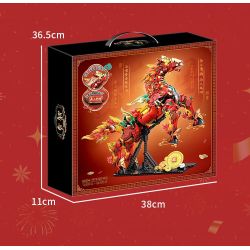 Souzosha D2204 Xếp hình lắp ráp ghép mô hình Ngựa bước trên mây cát tường khiến vũ trụ ngập tràn hạnh phúc