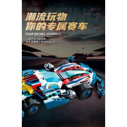 Souzosha F3615 Xếp hình lắp ráp ghép mô hình Tốc độ thần tốc: Chishuang Qingyu 4x4