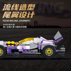Souzosha F3616 Xếp hình lắp ráp ghép mô hình Tốc độ​​: Purple Shadow Phantom Blade 4WD