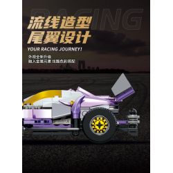 Souzosha F3616 Xếp hình lắp ráp ghép mô hình Tốc độ​​: Purple Shadow Phantom Blade 4WD