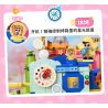 Keeppley K20642 Xếp hình lắp ráp ghép mô hình Crayon Shin-chan: Nhà máy bánh quy núi cá sấu