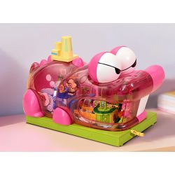 Keeppley K20642 Xếp hình lắp ráp ghép mô hình Crayon Shin-chan: Nhà máy bánh quy núi cá sấu