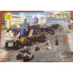 TOP TOY TC2816 Xếp hình lắp ráp ghép mô hình xe chỉ huy của cảnh sát