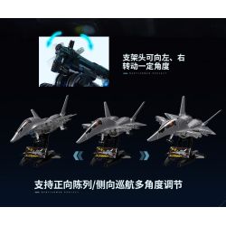 Keeppley 23045 Xếp hình lắp ráp ghép mô hình Dự án Nantianmen: Máy bay chiến đấu không gian và không gian Baidi 1:53