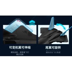 Keeppley 23045 Xếp hình lắp ráp ghép mô hình Dự án Nantianmen: Máy bay chiến đấu không gian và không gian Baidi 1:53