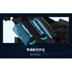 Keeppley 23045 Xếp hình lắp ráp ghép mô hình Dự án Nantianmen: Máy bay chiến đấu không gian và không gian Baidi 1:53