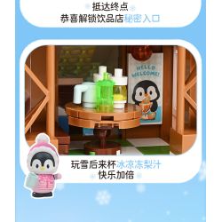 Keeppley K21409 Xếp hình lắp ráp ghép mô hình Hành trình tuyệt vời của Halolo: Khu nghỉ dưỡng trượt tuyết Ihao