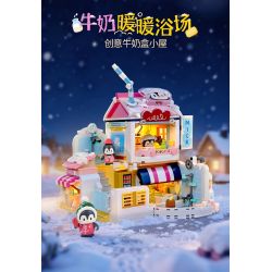 Keeppley K21409 Xếp hình lắp ráp ghép mô hình Hành trình tuyệt vời của Halolo: Khu nghỉ dưỡng trượt tuyết Ihao