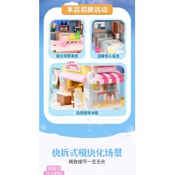 Keeppley K21409 Xếp hình lắp ráp ghép mô hình Hành trình tuyệt vời của Halolo: Khu nghỉ dưỡng trượt tuyết Ihao