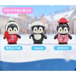 Keeppley K21409 Xếp hình lắp ráp ghép mô hình Hành trình tuyệt vời của Halolo: Khu nghỉ dưỡng trượt tuyết Ihao