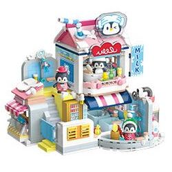 Keeppley K21410 Xếp hình lắp ráp ghép mô hình Hành trình kỳ diệu của Halolo: Tắm sữa ấm