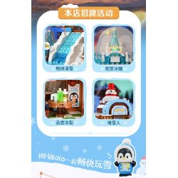 Keeppley K21410 Xếp hình lắp ráp ghép mô hình Hành trình kỳ diệu của Halolo: Tắm sữa ấm