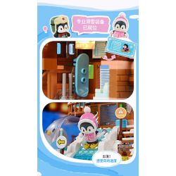 Keeppley K21410 Xếp hình lắp ráp ghép mô hình Hành trình kỳ diệu của Halolo: Tắm sữa ấm