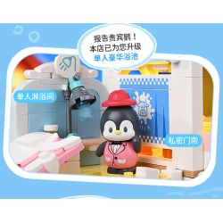 Keeppley K21410 Xếp hình lắp ráp ghép mô hình Hành trình kỳ diệu của Halolo: Tắm sữa ấm