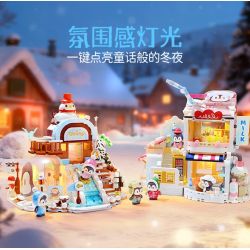 Keeppley K21410 Xếp hình lắp ráp ghép mô hình Hành trình kỳ diệu của Halolo: Tắm sữa ấm