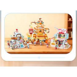 Keeppley K21410 Xếp hình lắp ráp ghép mô hình Hành trình kỳ diệu của Halolo: Tắm sữa ấm