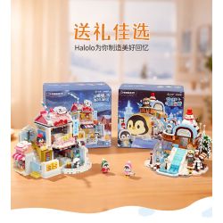 Keeppley K21410 Xếp hình lắp ráp ghép mô hình Hành trình kỳ diệu của Halolo: Tắm sữa ấm