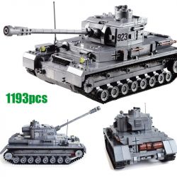 Kazi KY82010 82010 non  XE TĂNG ĐỨC CON BÁO 4 bộ đồ chơi xếp lắp ráp ghép mô hình Century Military CENTURY MILITARY PANZERKAMPFWAGEN IV Quân Đội Thế Kỷ 1193 khối