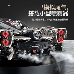 GULY 10657 Xếp hình lắp ráp ghép mô hình Xe thể thao Utopia Navigator 657 tỷ lệ 1:8