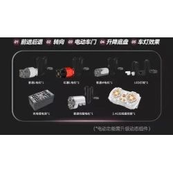 GULY 10657 Xếp hình lắp ráp ghép mô hình Xe thể thao Utopia Navigator 657 tỷ lệ 1:8