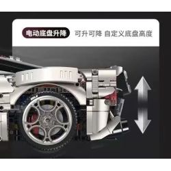 GULY 10657 Xếp hình lắp ráp ghép mô hình Xe thể thao Utopia Navigator 657 tỷ lệ 1:8