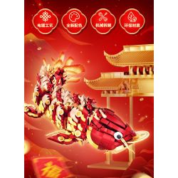 Souzosha 212242 Xếp hình lắp ráp ghép mô hình Cá vàng tặng quà tốt lành