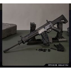 construction industry D191.01 Xếp hình lắp ráp ghép mô hình Công nghiệp xây dựng súng trường tấn công QBZ191 1:1