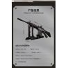 construction industry D191.01 Xếp hình lắp ráp ghép mô hình Công nghiệp xây dựng súng trường tấn công QBZ191 1:1