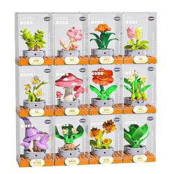 Femibox S5443 Xếp hình lắp ráp ghép mô hình 12 loại hình minh họa thực vật