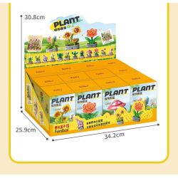 Femibox S5443 Xếp hình lắp ráp ghép mô hình 12 loại hình minh họa thực vật