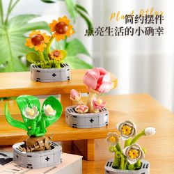 Femibox S5443 Xếp hình lắp ráp ghép mô hình 12 loại hình minh họa thực vật