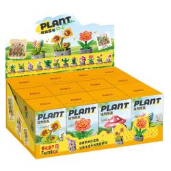 Femibox S5443 Xếp hình lắp ráp ghép mô hình 12 loại hình minh họa thực vật