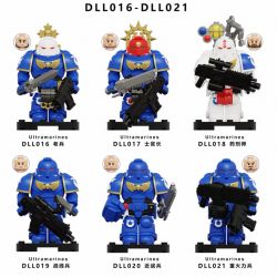 unknown DLL016 unknown DLL017 unknown DLL018 unknown DLL019 unknown DLL020 unknown DLL021 Xếp hình lắp ráp ghép mô hình Warhammer 40.000 nhân vật nhỏ 6 loại
