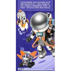 iBlock ib1108 Xếp hình lắp ráp ghép mô hình Đội Wangyu anh hùng trong mơ thành phố: Xe thám hiểm