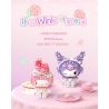 Gekkosha 803308 Xếp hình lắp ráp ghép mô hình Hình dáng cụm hoa Sanrio: Đêm đầy sao hoa hồng, Kurome