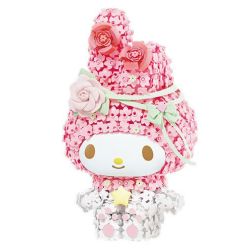 Gekkosha 803309 Xếp hình lắp ráp ghép mô hình Hình dáng chùm hoa Sanrio: Giai điệu ngôn ngữ sao hồng