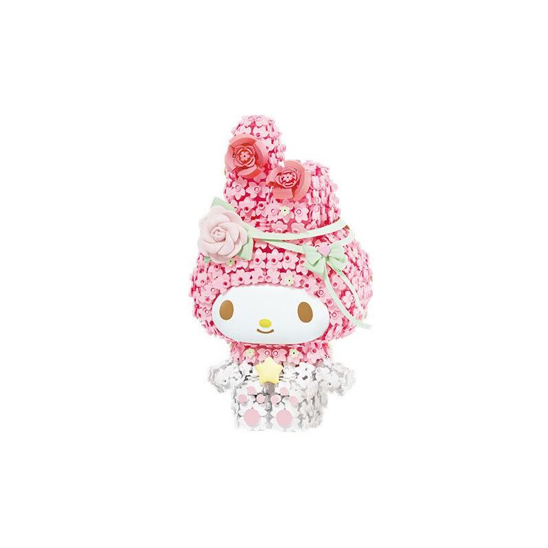 Gekkosha 803309 Xếp hình lắp ráp ghép mô hình Hình dáng chùm hoa Sanrio: Giai điệu ngôn ngữ sao hồng