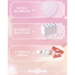 Gekkosha 804264 Xếp hình lắp ráp ghép mô hình Lịch Vạn Niên Hoa Tình Yêu: Hoa Cùng Bóng Bướm