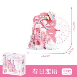 Gekkosha 804265 Xếp hình lắp ráp ghép mô hình Lịch Hoa Thời Gian Vạn Niên: Ngôn Ngữ Tình Xuân